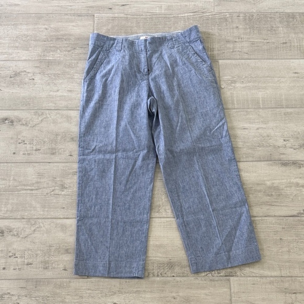 Vineyard Vines Light Blue Cropped Ankle Pants